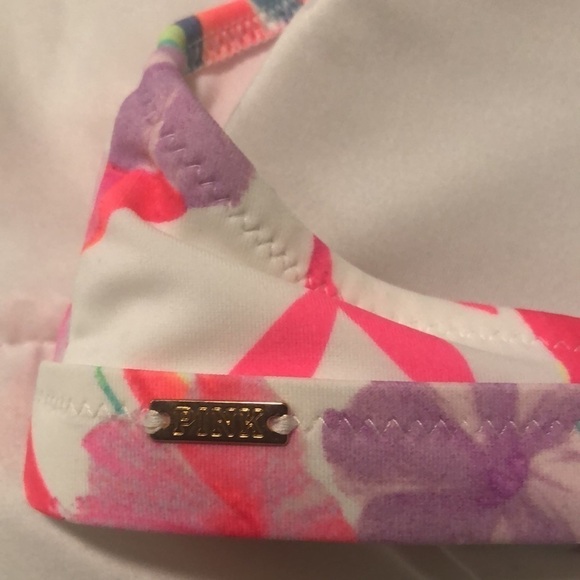 Victoria’s Secret PINK swim top with floral design - Picture 2 of 6